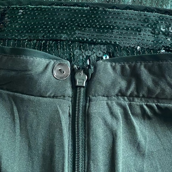 H&M Shimmering Green Midi Skirt - Picture 10 of 10